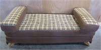 VINTAGE DOMINION BEDDING CO. CHAISE C1954