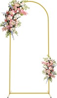 Gold 6FT Metal Wedding Arch Stand