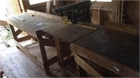 CRAFTSMN 9" RADIAL ARM SAW & BENCHES