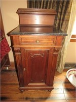 2 Marble Top Night Stands  19" x 16" x 39.5"