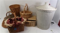 Large Lot of Baskets incl. Wicker