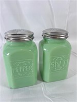 Jadeite Salt and Pepper Shaker