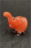 Glass pipe red elephant (living room)
