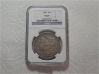 1893 Morgan Silver Dollar VF30 NGC