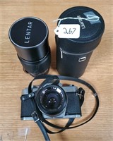 R- Konica Camera And Lentar Lens