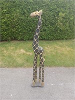 Girafe en bois 60''