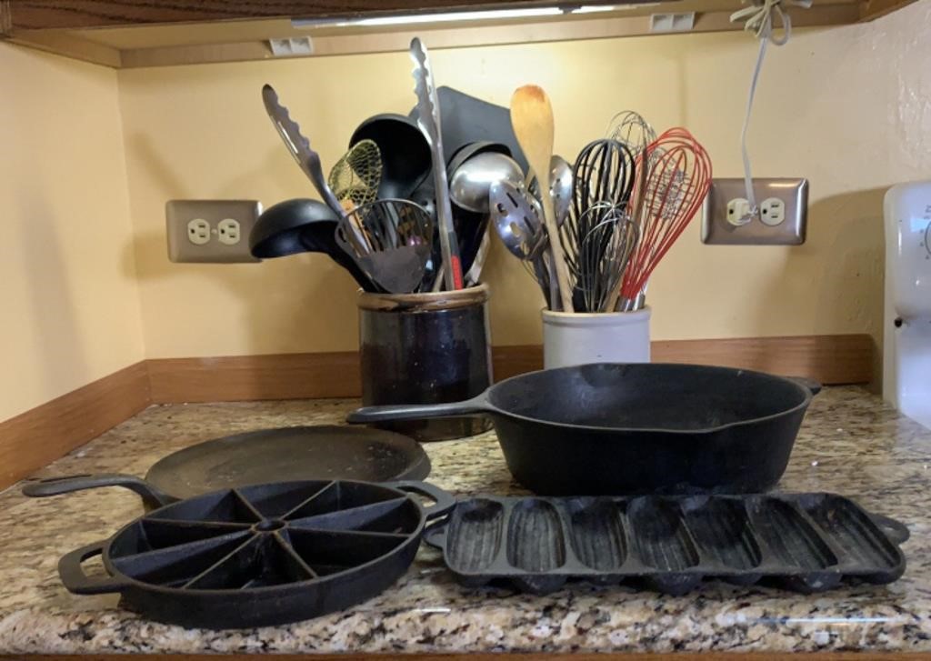 Wagner Ware Cast Iron and Utensils