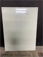 Dry Erase Board. Glass front/ metal back