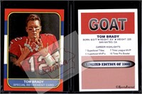 Tom Brady Sports Journal Special Retirement card