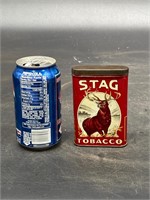 STAG TOBACCO POCKET TIN TALL SIZE