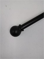 New Mainstays Curtainrod in black, 5/8 inch