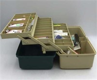 Plano Tackle Box Filled W/ New & Used Tackle
