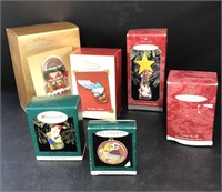 Hallmark keepsake ornaments in boxes