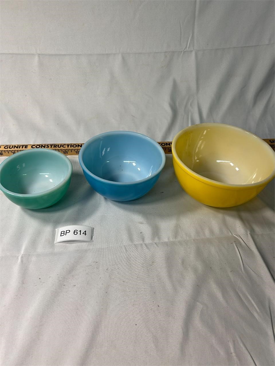 Lot of VTG Fire King Colorful Mixing Bowls
