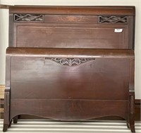 Pair of Twin Mahogany Beds