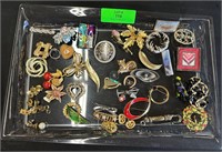 35+ pc. Lot  Costume Jewelry Pins Brooches