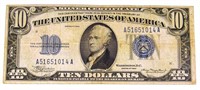 1934 $10 SILVER CERTIFICATE - CIRC
