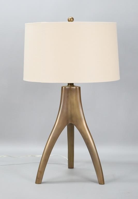 Brass Mid-Century Modern Table Lamp Tanner Kenzie