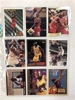 Michael Jordan & Shaquille O'Neal Cards lot of 9