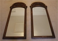 2 Vintage 1970's Caroline Dresser Mirrors