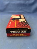 20 FEDERAL 22-250 50GR HP ROUNDS