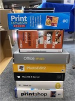 APPLE SOFTWARE INCLUDING THE PRINT SHOP, MAC OS X