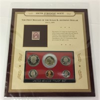 1979 Proof Set San Francisco Mint & Historic Stamp