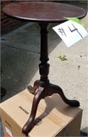 Antique Candle Stick Table 22” t X 14” w-