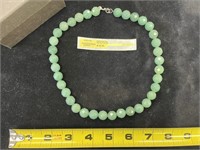 Aventurine Sterling Silver Necklace