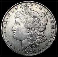 1878-CC Morgan Silver Dollar CLOSELY UNCIRCULATED