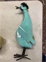 Turquoise runner duck all  metal