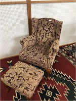 Matching Chair and Ottoman