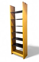 Modern Book Shelf w/ Steel Shelves