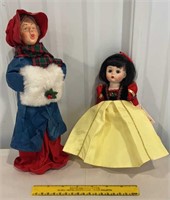 2 dolls - Caroler and Madame Alexander Snow White