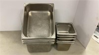 12 stainless steel drop in pans