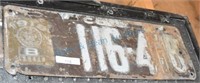 1919 Co. license plate