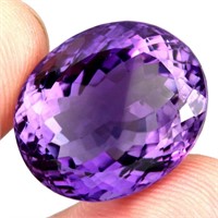 Natural Brazil Purple Amethyst 29.55 Carats - Untr