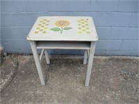 Painted Distressed Desk 18x24x29