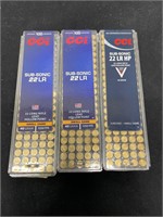 22LR Subsonic Ammunition