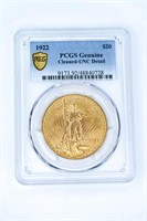 1922 $20 Gold Piece Genuine UNC