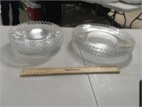 Candlewick 8 & 10 Inch Plates