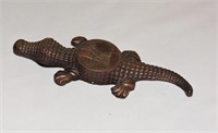 VTG Figural Bottle Opener - Alligator New Orleans