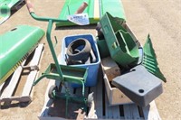 Pallet of Torch Cart, Tractor Parts & Misc #