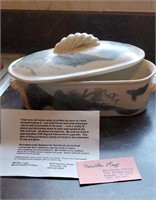 Martha Legg pottery casserole dish
