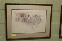 Andrew Rush signed Lithograph