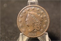 1833 Large Cent Coin