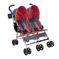 Delta Children LX Side by Side Stroller  Grey