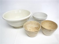 ASSORTED CERAMIC BOWLS/PLANTERS