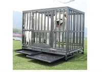 Smonter 42" Silver Dog Crate