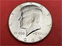 1966 Kennedy Silver Half Dollar